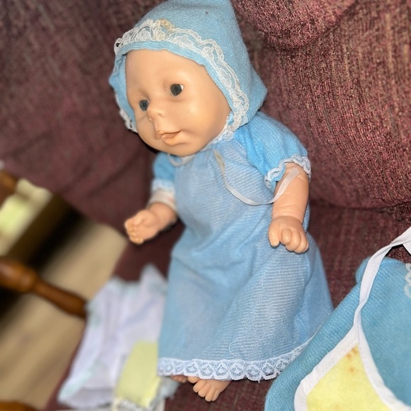 VINTAGE Raffoler Anatomically Correct Realistic Newborn Baby Boy Doll 80s Male - Picture 7 of 16